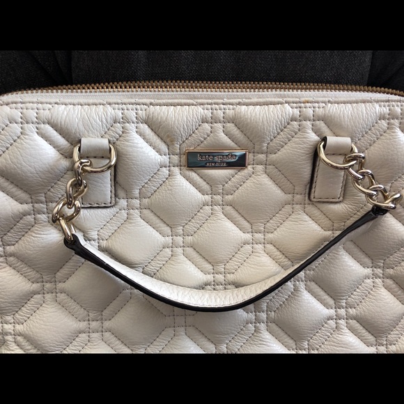 Cream Kate Spade Purse, barely used - Picture 4 of 4